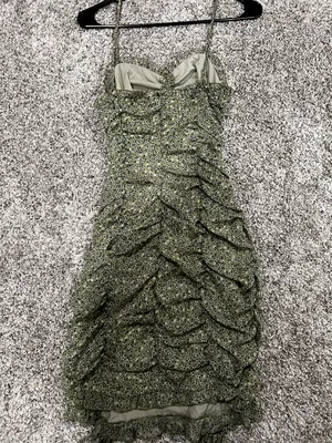 Lane 201 Olive Mini Dress thumbnail 4