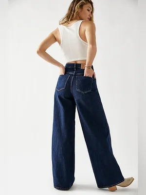The CRVY Collection By We The Free - Gia Wide-Leg Jeans Size 29 thumbnail 3