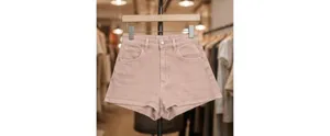 High Waisted Light Pink Shorts Coquette Soft Girl Y2K Size 4 thumbnail 5