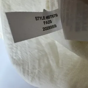 J Crew‎ Crochet Trim Puff Sleeve Long Sleeve T-shirt Cream Size XL thumbnail 6