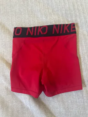 Red Nike Pro Shorts thumbnail 2