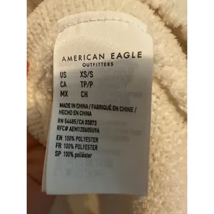 American Eagle‎ Womens Rainbow Striped Knit Sweater Cream Pullover XS XSmall thumbnail 6