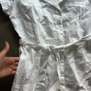 Quince 100% European Linen Button Front Dress thumbnail 5