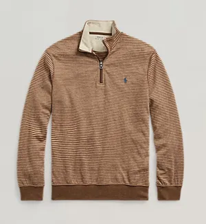 Polo Ralph Lauren Striped Jersey Quarter-zip Pullover thumbnail 1