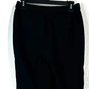 2 S Pants Casual Joggers Light Weight Elastic Black Ankle Fit Small Women's thumbnail 7
