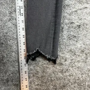 Express Denim Jeans Mid-Rise Skinny 6R Black thumbnail 2