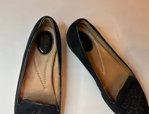 Clarks Artisan | Black Alitay Kallen Suede Flat - 6M thumbnail 3