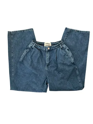 Damson Madder Revolve Women’s Sailor High Waisted Wide Leg Vintage Blue Jeans thumbnail 3