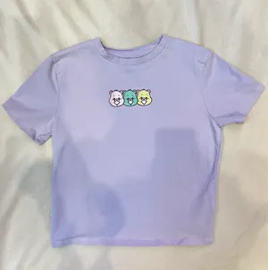 Lilac Care Bears Patch Tee Purple thumbnail 2