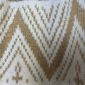 Talbots Sweater Ivory gold Women’s XL Fair Isle Nordic Pullover retro cabincore thumbnail 7