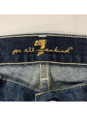 7 For All Mankind Dark Blue Bootcut Jeans - Size 26 thumbnail 7
