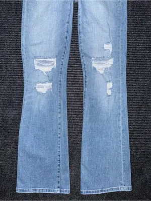 Buckle BKE Billie Slim Fit High Rise Bootcut Stretch Jeans 26 x 31.5 Distressed thumbnail 4