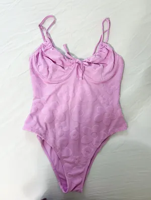 Pink Lily One Piece Bathing Suit thumbnail 1