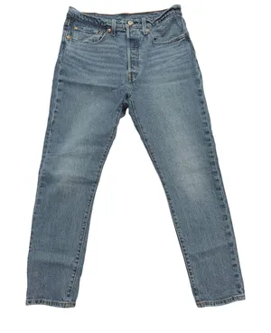 Levi's 501 Skinny Jeans Womens 30 Blue Excellent High Rise Button Fly Denim thumbnail 1