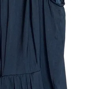 Free People Want Your Love Smocked Sleeveless Ruffle Babydoll Mini Dress Black S thumbnail 9