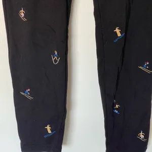 Lou & Grey sweatpants black embroidered small thumbnail 6
