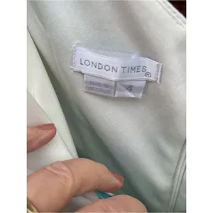 London times size 4 tropical satin faux wrap dress thumbnail 5