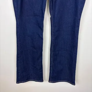 Old Navy Mid-Rise Wow Boot-cut Dark Wash Jeans Denim Casual NWT Size 14 Short‎ thumbnail 4