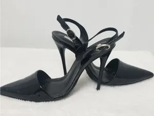 Schutz patent leather sling back heels thumbnail 1