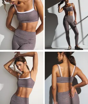 Abercrombie houndstooth workout set thumbnail 3