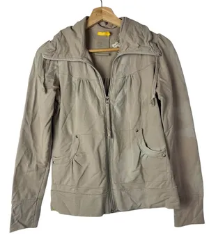 Lole Light Khaki Brown Full Zip‎ Y2K Athletic Jacket S thumbnail 1
