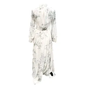 Baltic Born NWOT Lizette Floral Maxi Dress‎ White Dage Print Long Sleeve XS thumbnail 7