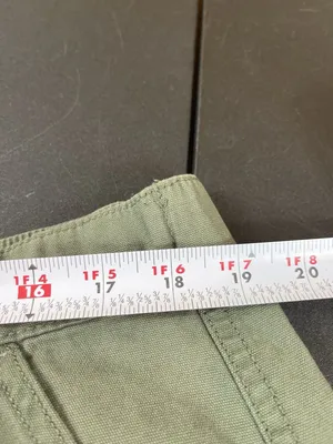 Aeropostale Aero Utility Cargo Pants Women XL Green Y2K Straight Leg Relaxed NWT thumbnail 16
