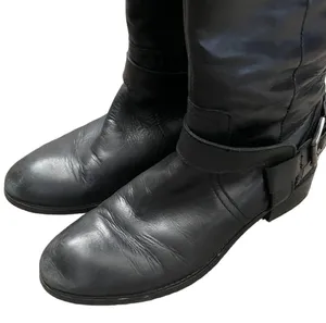 SEYCHELLES Tall Black Riding Leather Boots 7.5 thumbnail 5
