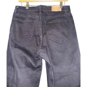 Madewell Flea‎ Market Flare Black Jeans Women's 28 Mid Rise Denim Stretch Sailor thumbnail 7