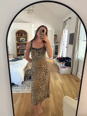 Faithfull the Brand leopard midi dress thumbnail 6