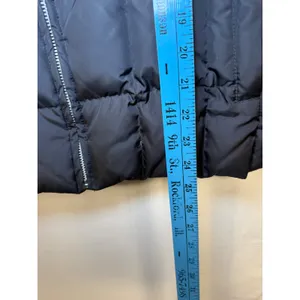 Gap Black Down Puffer Vest Medium Quilted Full Zip Red Lining RN54023 thumbnail 6