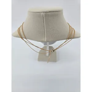 Layered Necklace Womens OS Celestial Gold Star Heart Moon‎ New thumbnail 3