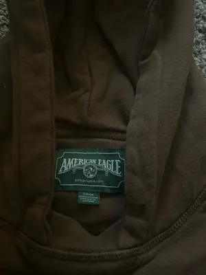 American Eagle chocolate brown hoodie thumbnail 2