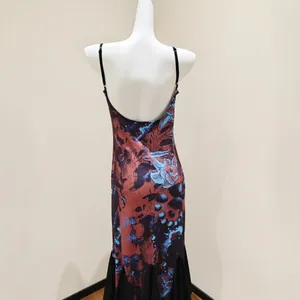 Others Follow Square Neck Spaghetti Strap Midi Dress thumbnail 5