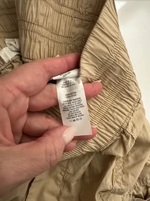 Aerie Khaki Cargo Pants - Wide Leg Utility Style thumbnail 9