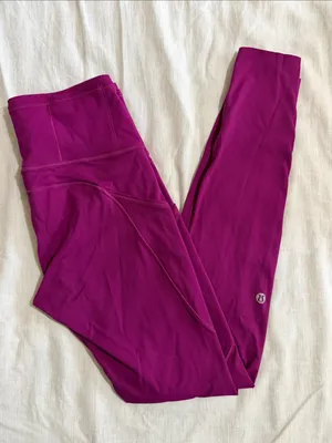 Lululemon Fast and Free High-Rise Tight Leggings Pockets Nulu‎ Sz 4 thumbnail 6