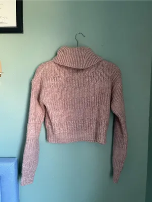 Urban Outfitters BDG Mauve Roll Neck Knitted Jumper Sweater Size S Turtleneck thumbnail 8