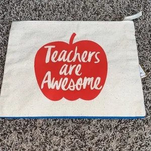 5/$30 🎈 Teachers are awesome‎ carry all pouch thumbnail 4