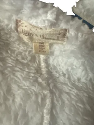 Cozy Hooded Sherpa Cardigan - Cream thumbnail 2