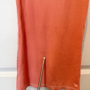 American Eagle Y2K Pink Ribbed Tank Top Small Bella Swan Elena‎ Gilbert Logo thumbnail 6