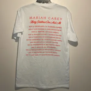 Mariah Carey- Merry Christmas One And All Tour Date T-Shirt- Size M/L thumbnail 2