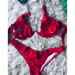 Zaful NWT Cherry Red Aubree Bikini thumbnail 4