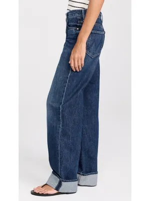 NWT Mother LIL Spitfire Nerdy Cuff in Did You Bring Me Anything? Slouchy Jean 28 thumbnail 14