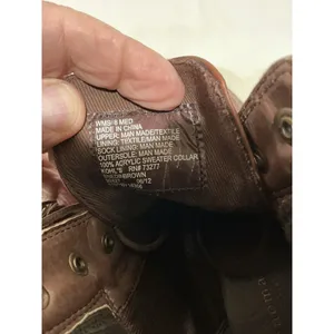 Woman’s Sonoma Lifestyle Smedinbrown Combat Boots 8m Brown Lace Up thumbnail 6