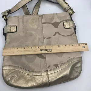 COACH Customized Tan Fabric Crossbody Bag thumbnail 2