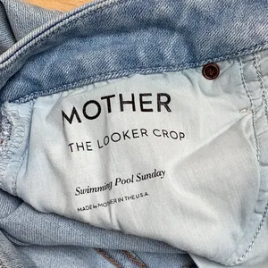 Mother Denim The Looker Crop - Swimming Pool Sunday size 27 thumbnail 10