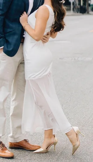 Boutique White Dress thumbnail 3