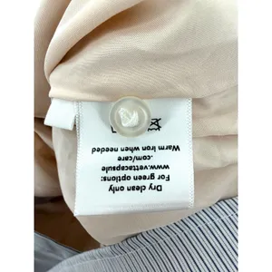 VETTA Capsule Convertible Shirt Dress Blue White Stripe Minimalist M Office NEW thumbnail 10