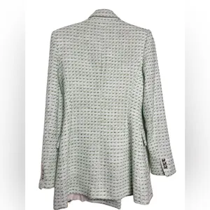 Zara Tweed Green Blazer thumbnail 8