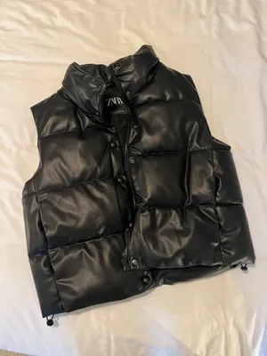 Zara Leather Vest thumbnail 1